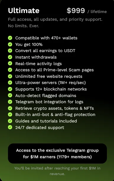 Exogator - The Ultimate Crypto Drainer (ULTIMATE LIFETIME)